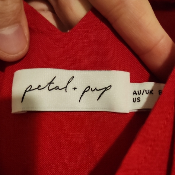 Petal & Pup Red and Pink Dress - Picture 5 of 5